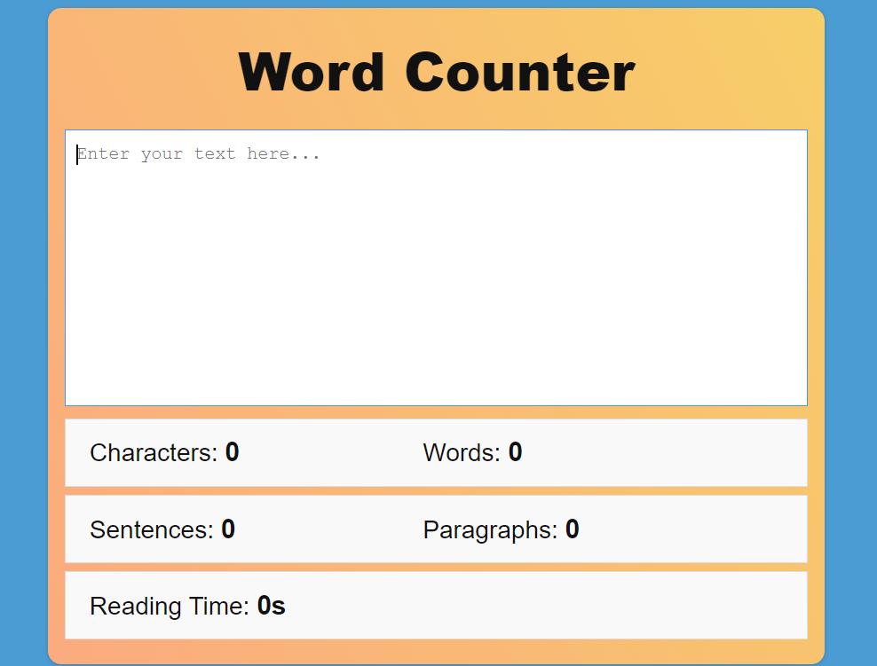 Word Counter